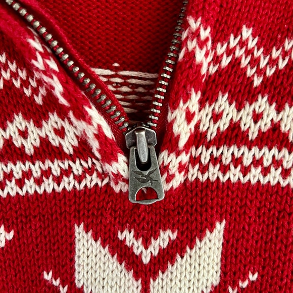 Men's Winter Quarter Zip Sweater (XL) - Picture 3 of 7